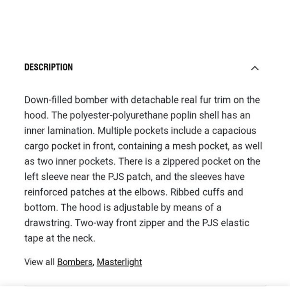 Down-filled bomber jacket - Picture 3 of 7